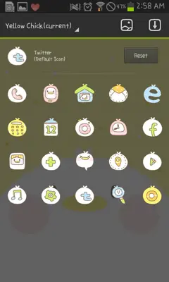 Yellow Chick Go Launcher EX android App screenshot 0