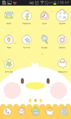 Yellow Chick Go Launcher EX android App screenshot 3